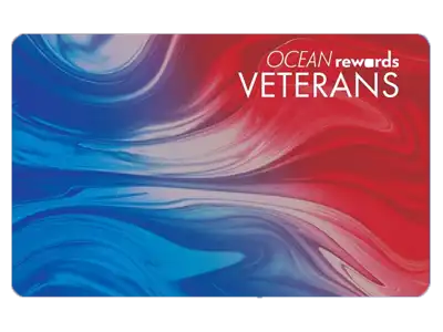 Ocean Casino Resort Rewards Veterans Card
