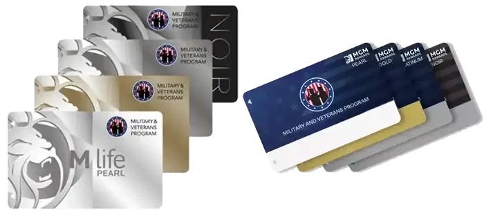 MGM Rewards Veterans MVP Member Card